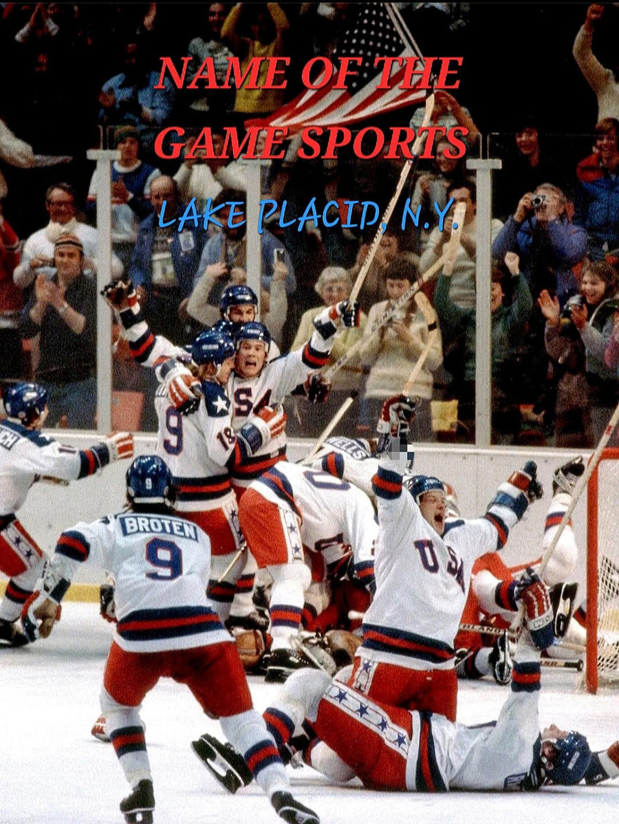 USA hockey celebration in Lake Placid