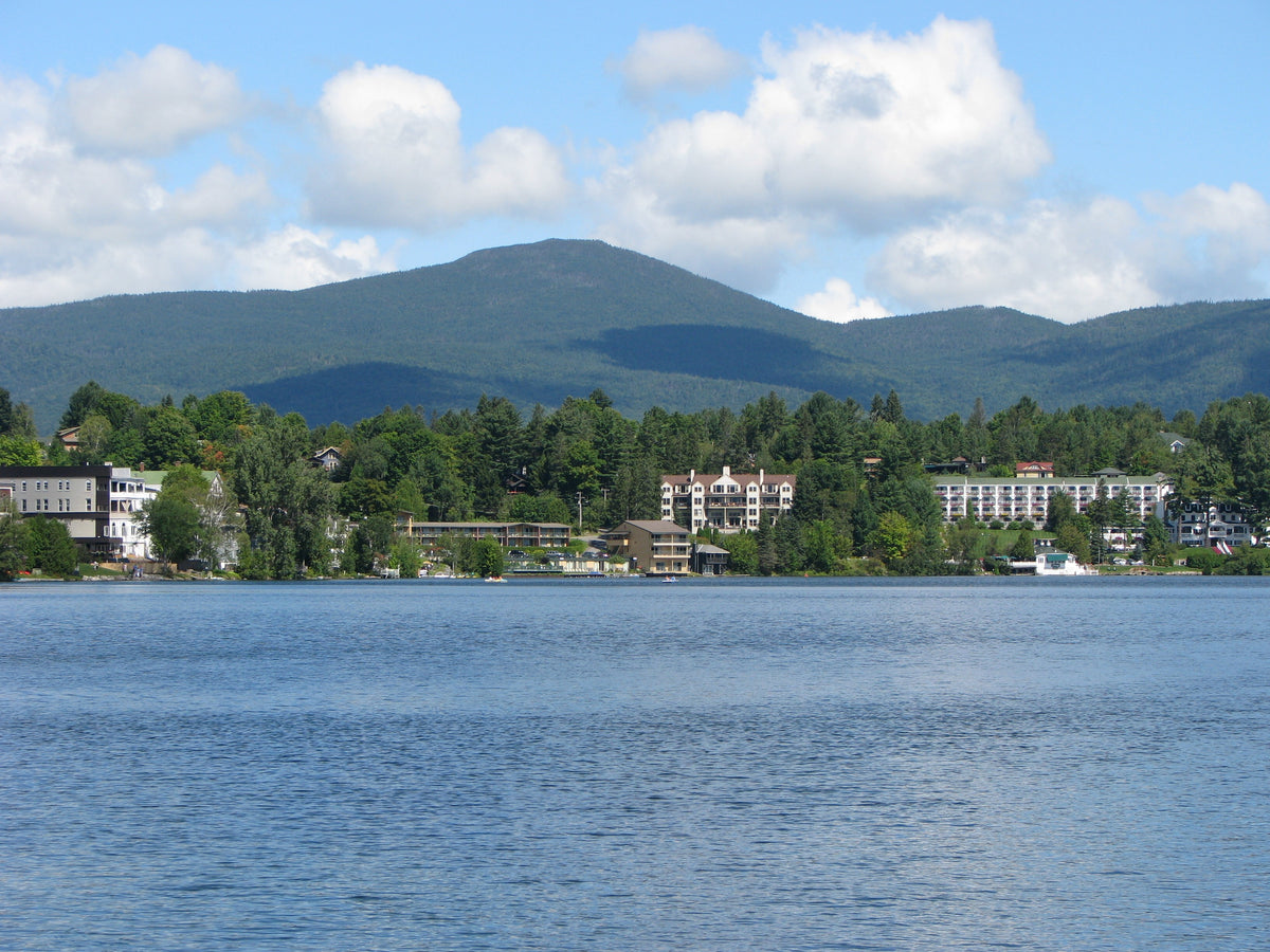 Mirror Lake, looking north from the public beach, August 2008.
