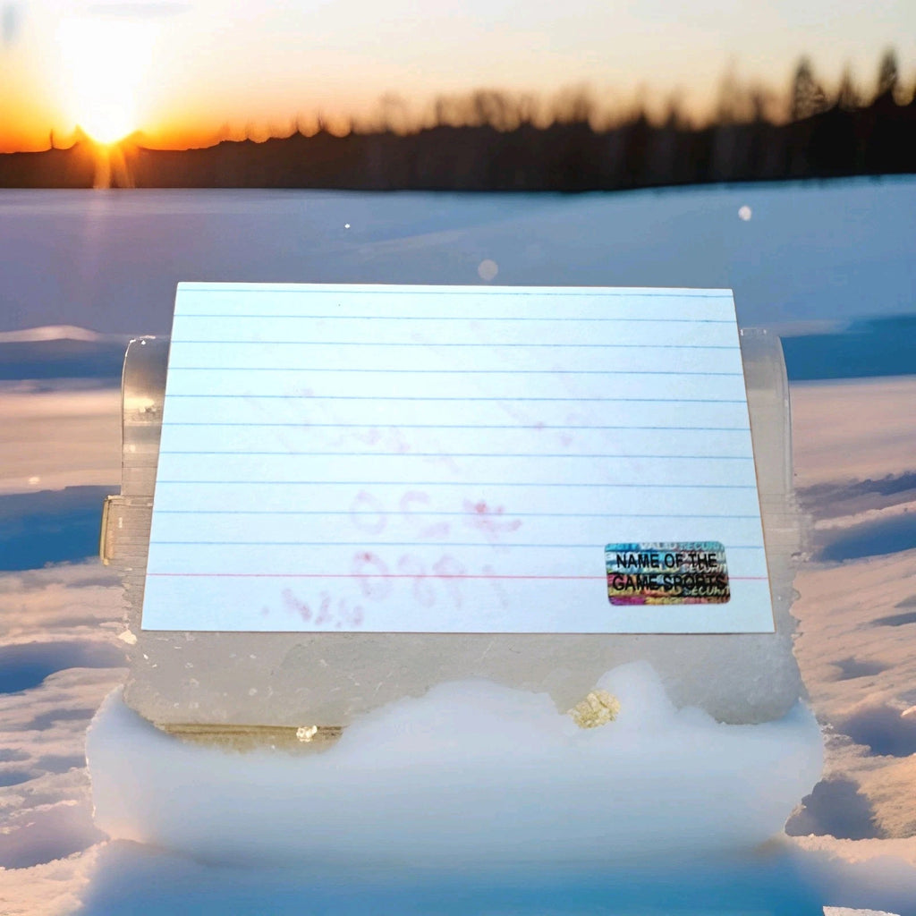 Bob Suter Signed 3×5 Index Card — 1980 USA Hockey — photo 2