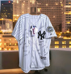 NY Yankees 2009 Team Signed Inaugural Season Jersey 2009 World Series Champions!