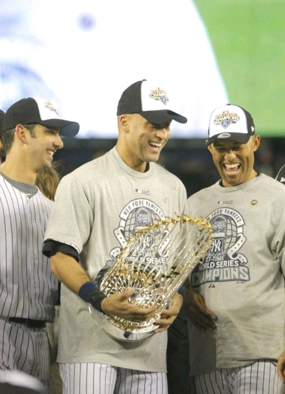 NY Yankees 2009 Team Signed Inaugural Season Jersey 2009 World Series Champions! — photo 15