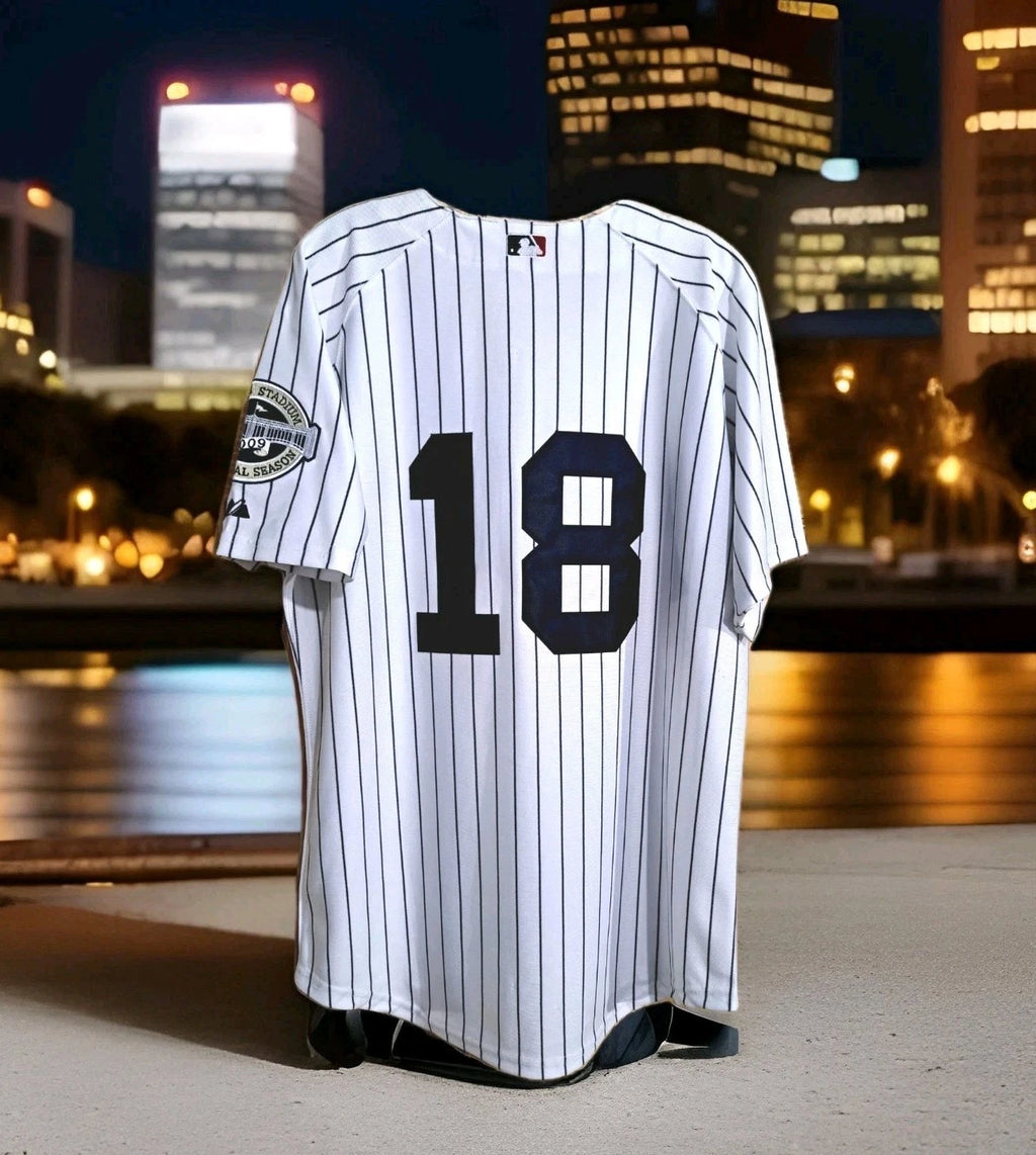 NY Yankees 2009 Team Signed Inaugural Season Jersey 2009 World Series Champions! — photo 9