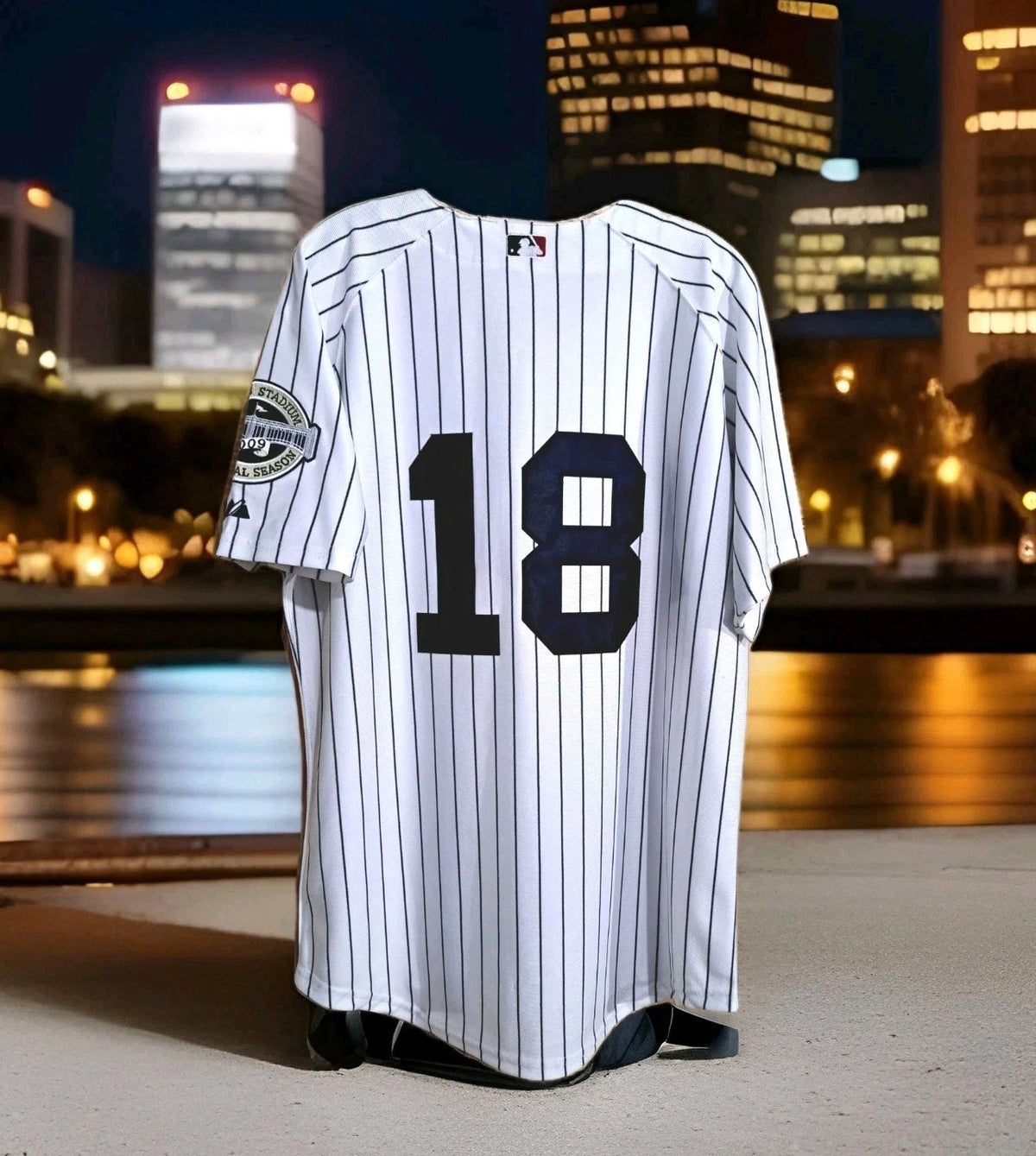 NY Yankees 2009 Team Signed Inaugural Season Jersey 2009 World Series Champions! — photo 9