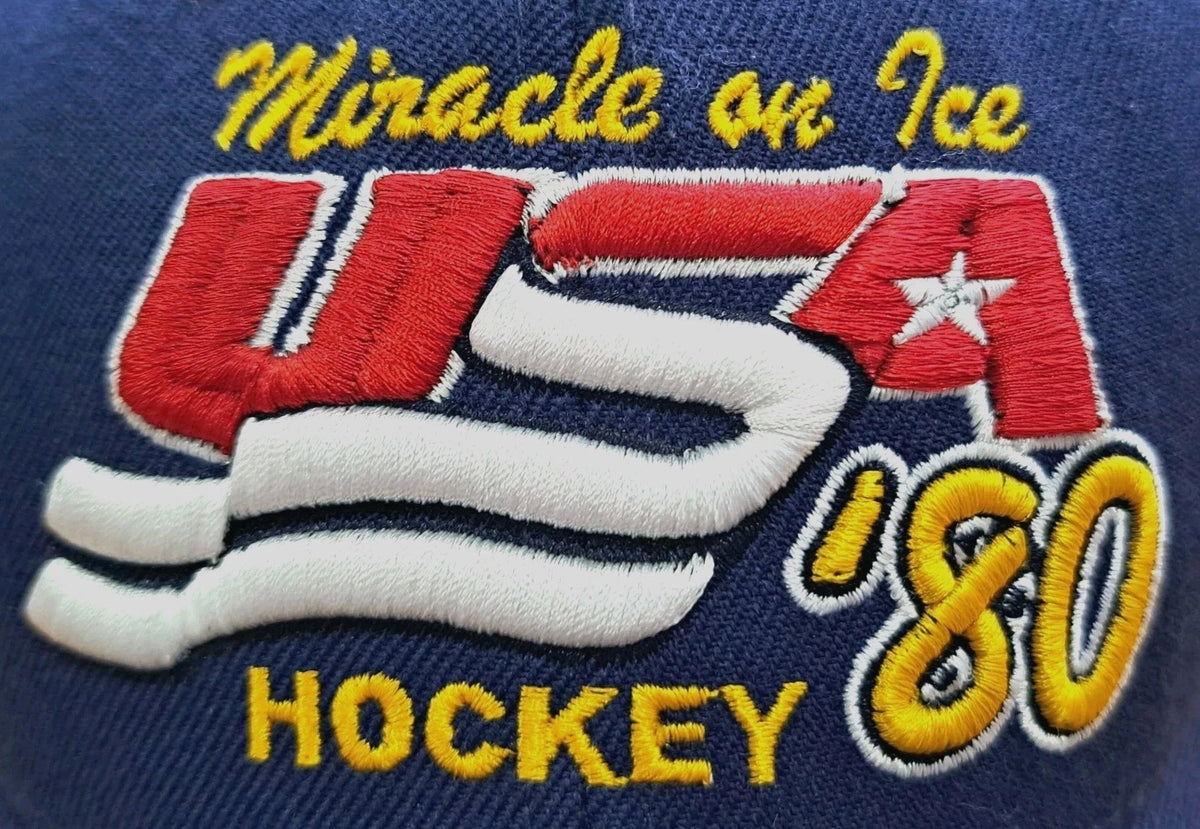 Buzz Schneider Signed 1980 USA Hockey Cap — HB Signature Series — photo 4