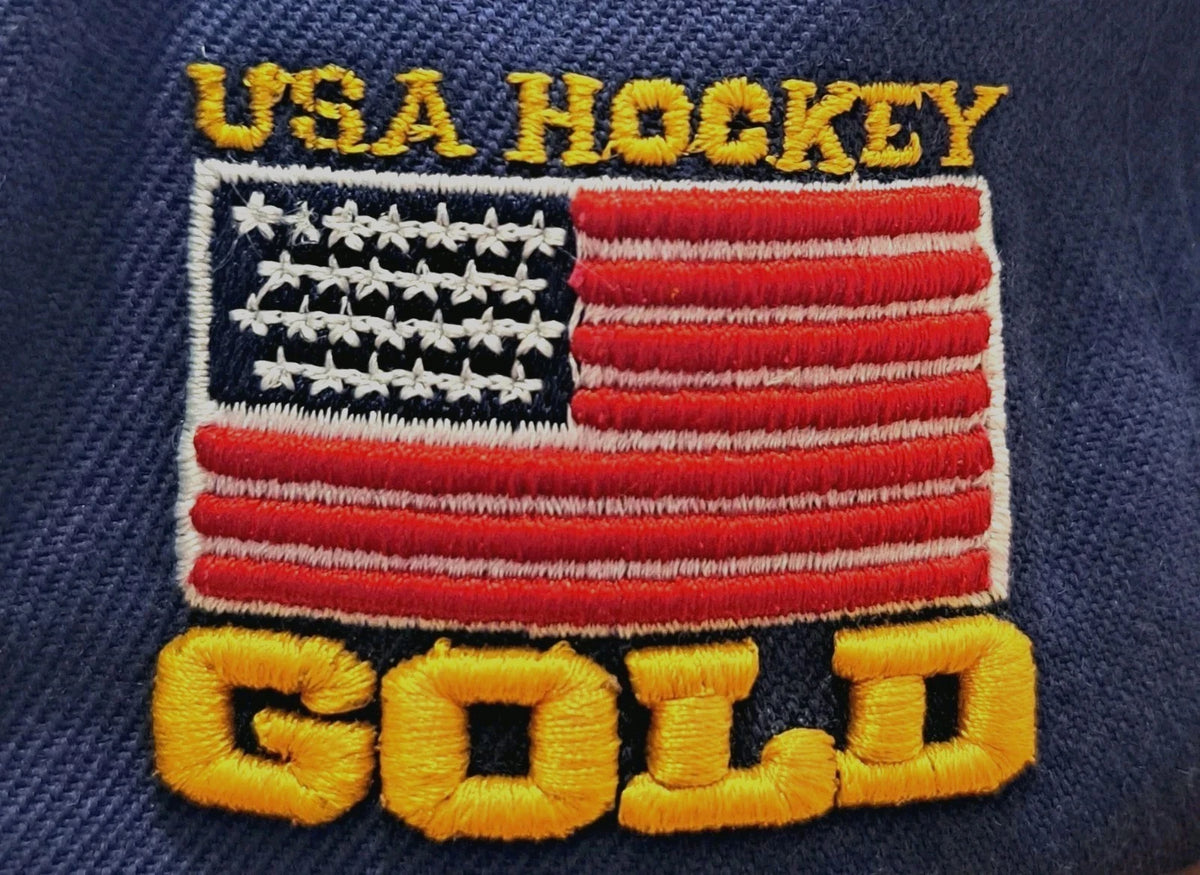 Buzz Schneider Signed 1980 USA Hockey Cap — HB Signature Series — photo 5