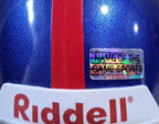 NY Giants Brandon Jacobs Signed Riddell Mini Helmet With Display Case COA — photo 7