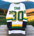 Jim Craig Signed Minnesota North Stars Jersey — XL, JSA — photo 2