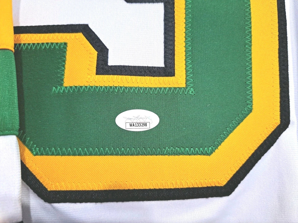 Jim Craig Signed Minnesota North Stars Jersey — XL, JSA — photo 5