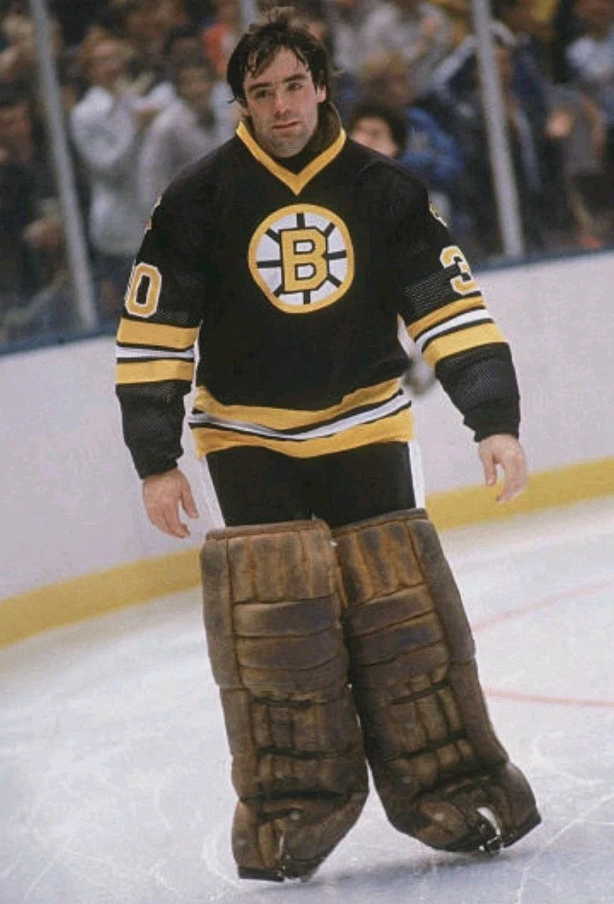 Jim Craig Signed Boston Bruins CCM Alternate Jersey — XL — photo 3