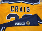 Jim Craig Signed Boston Bruins CCM Alternate Jersey — XL — photo 6