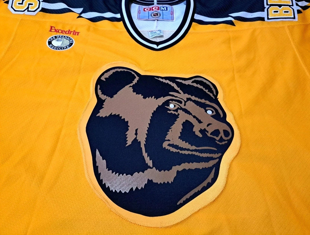 Jim Craig Signed Boston Bruins CCM Alternate Jersey — XL — photo 8