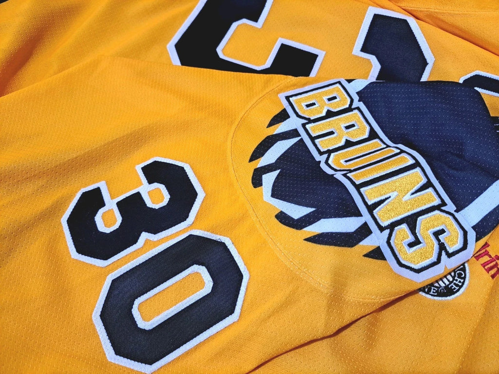 Jim Craig Signed Boston Bruins CCM Alternate Jersey — XL — photo 9