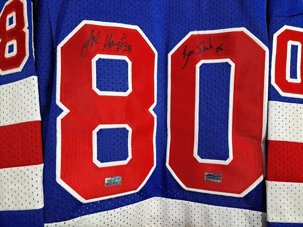 Miracle On Ice Vintage Signed K1 Jersey Harrington ● Schneider (Coneheads) 1980 — photo 5