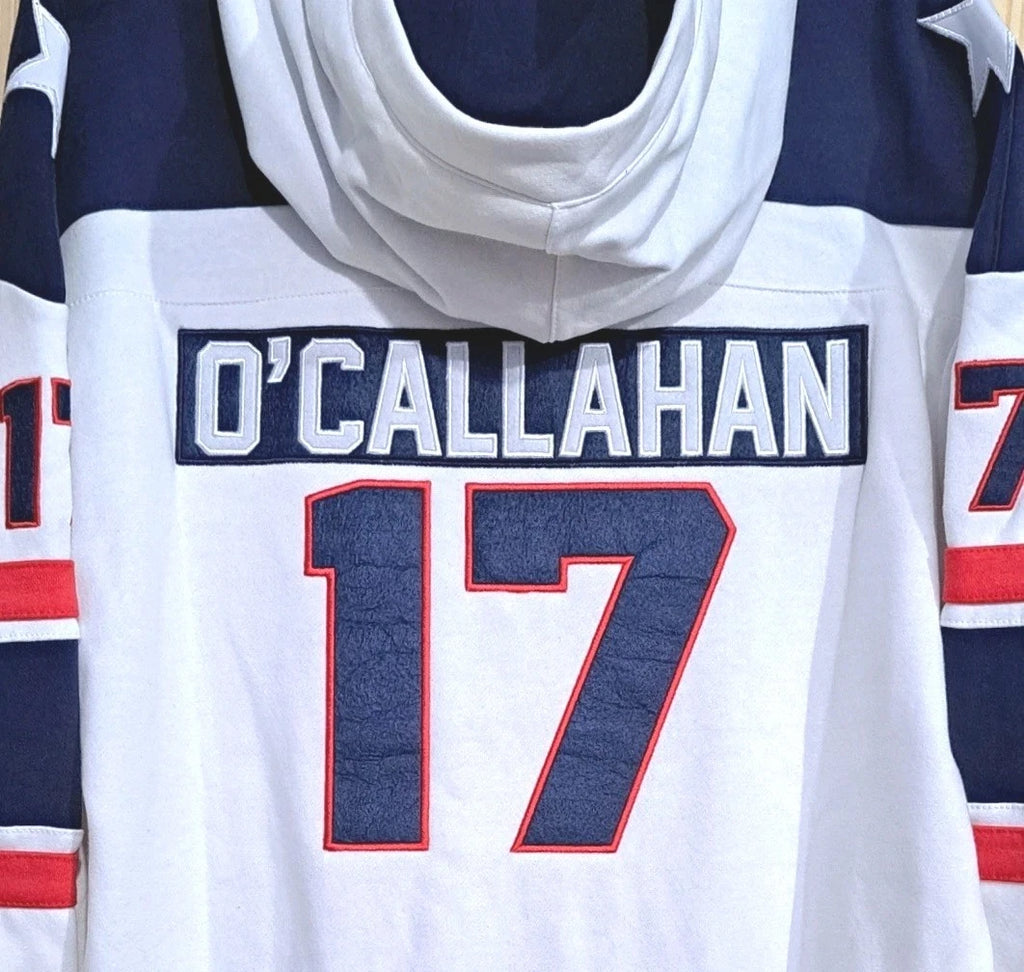 Miracle On Ice Jack O'Callahan 1980 USA Hockey Hoodie - 1980 Lake Placid
