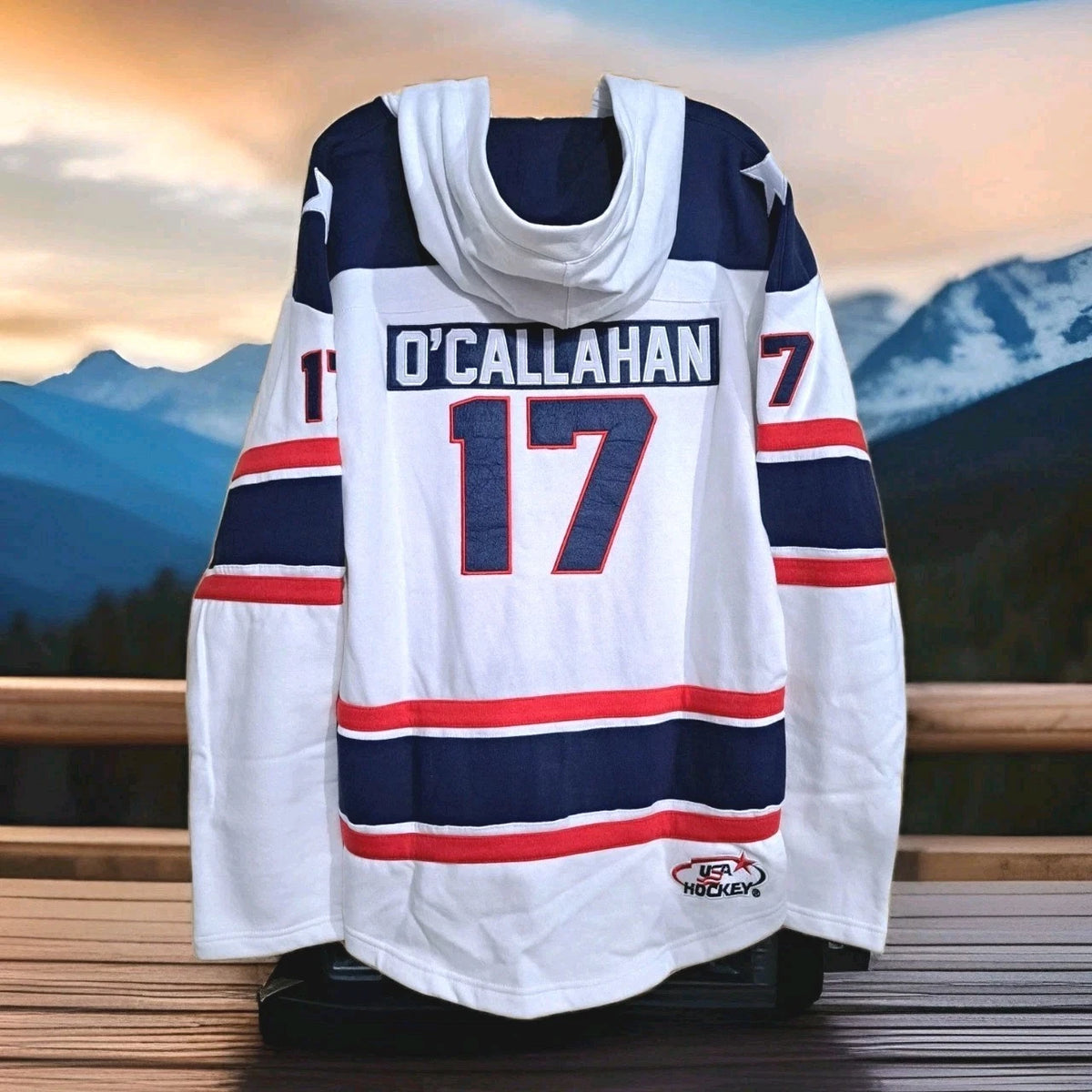 Miracle On Ice Jack O'Callahan 1980 USA Hockey Hoodie - 1980 Lake Placid — photo 2