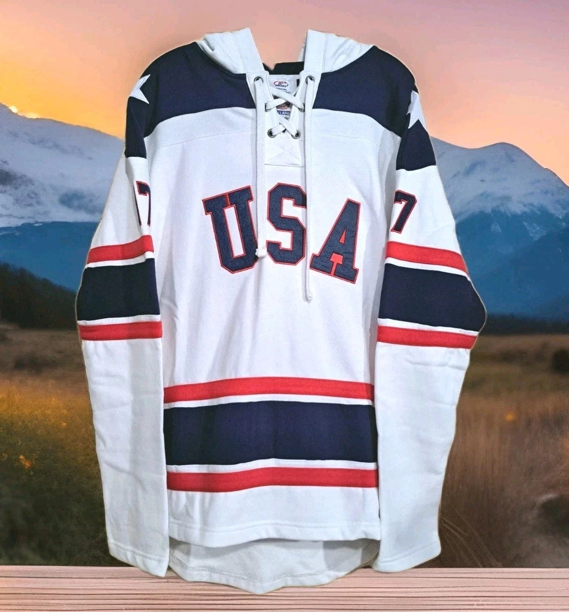 Miracle On Ice Jack O'Callahan 1980 USA Hockey Hoodie - 1980 Lake Placid — photo 3