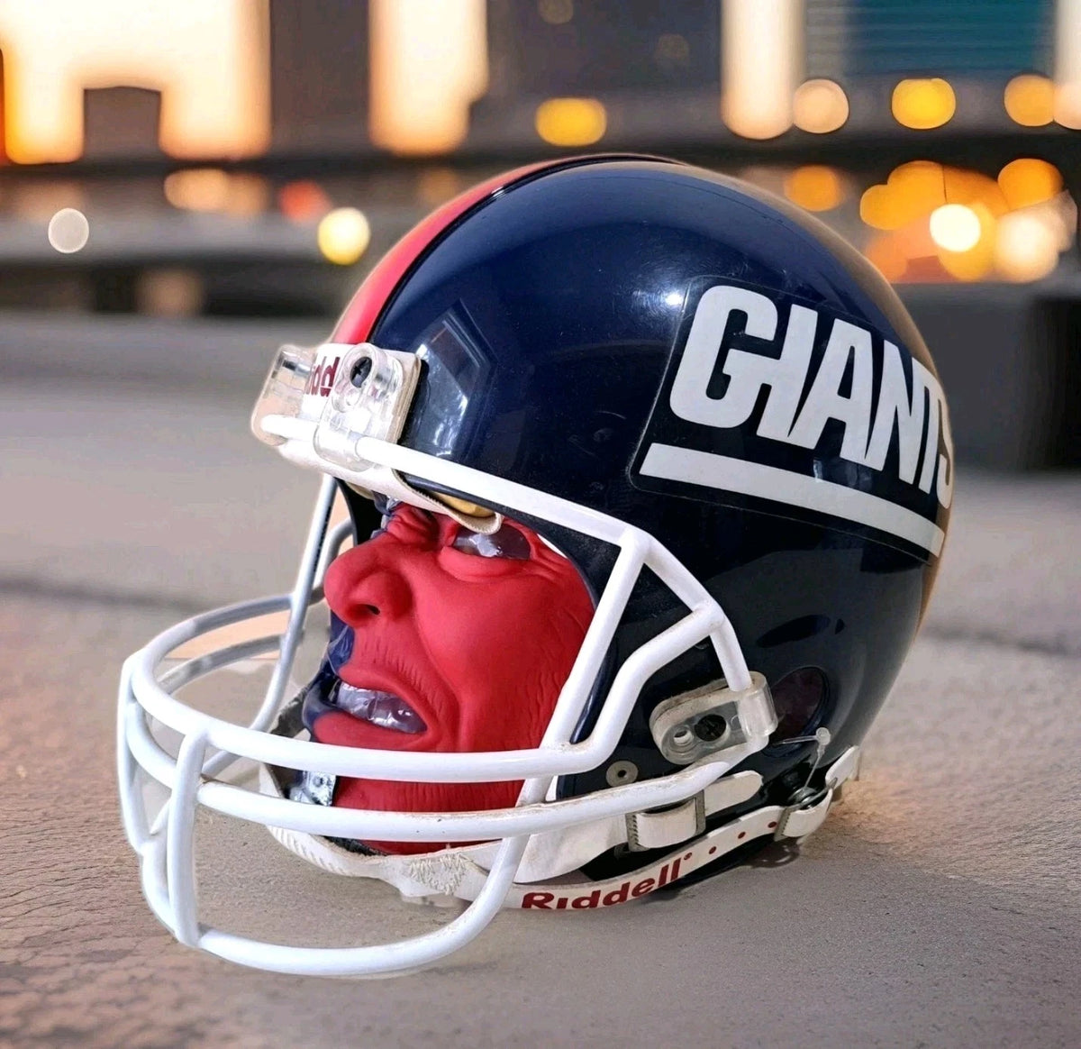 Vintage New York Giants Riddell Authentic VSR-2 Full Size Game Football Helmet