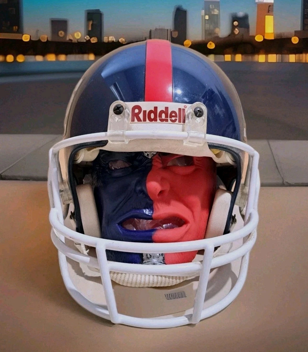 Vintage New York Giants Riddell Authentic VSR-2 Full Size Game Football Helmet — photo 2
