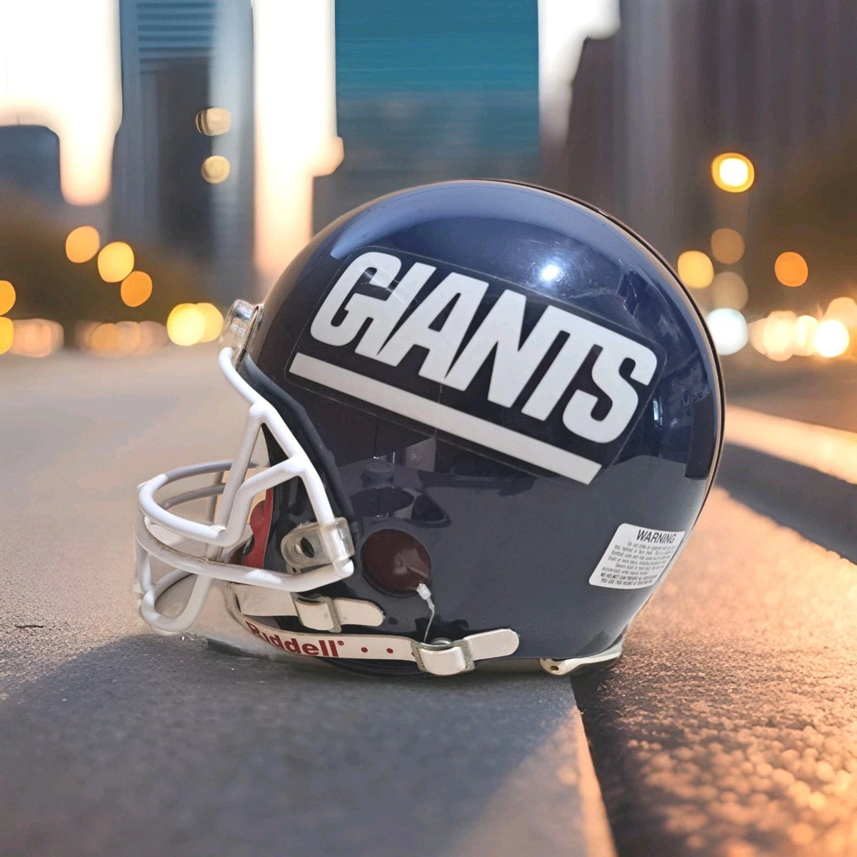 Vintage New York Giants Riddell Authentic VSR-2 Full Size Game Football Helmet — photo 5