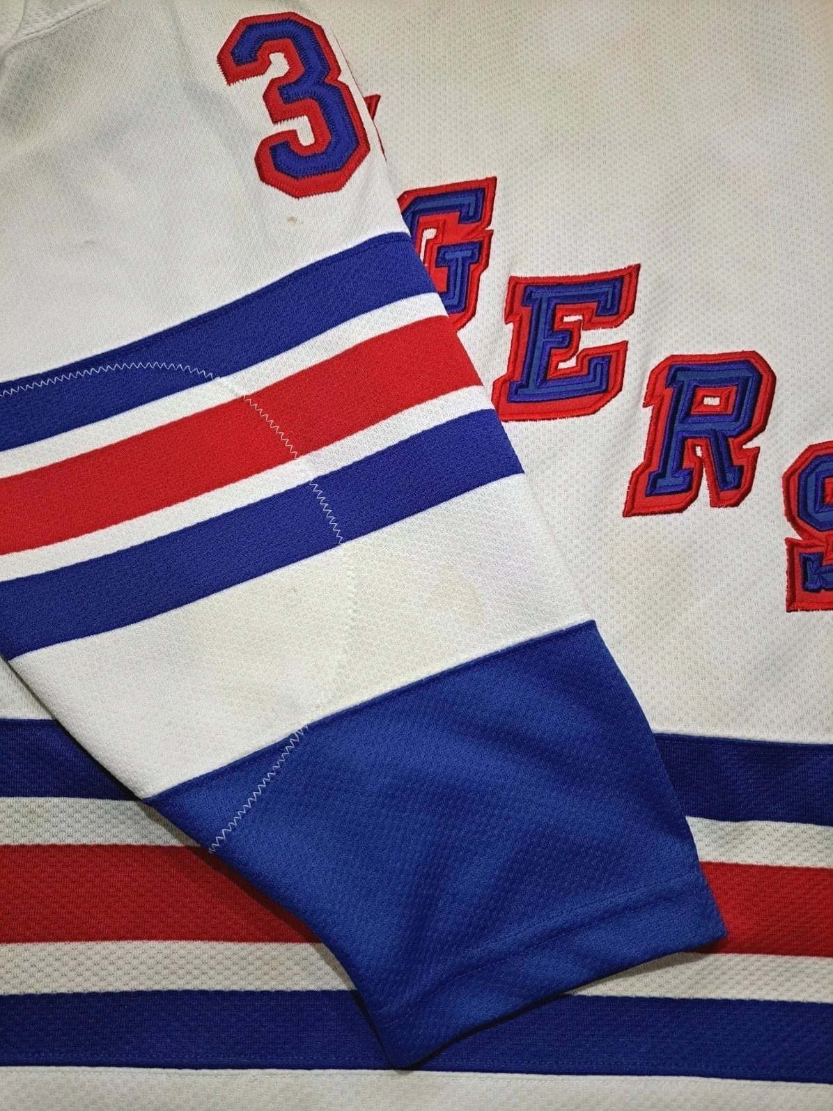New York Rangers Mike Richter Vintage Signed 1994 Starter Hockey Jersey — photo 9