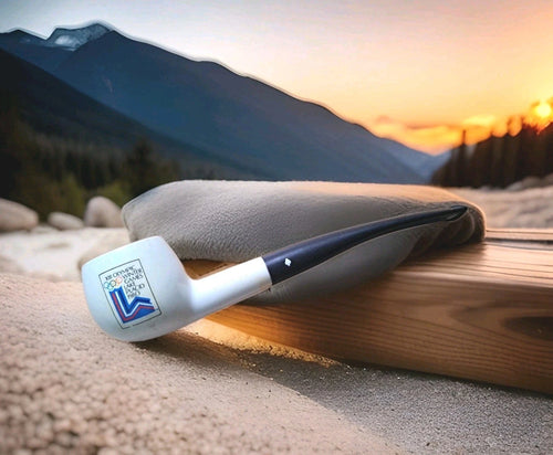 1980 Lake Placid Olympics Dr. Grabow Commemorative Pipe — photo 1