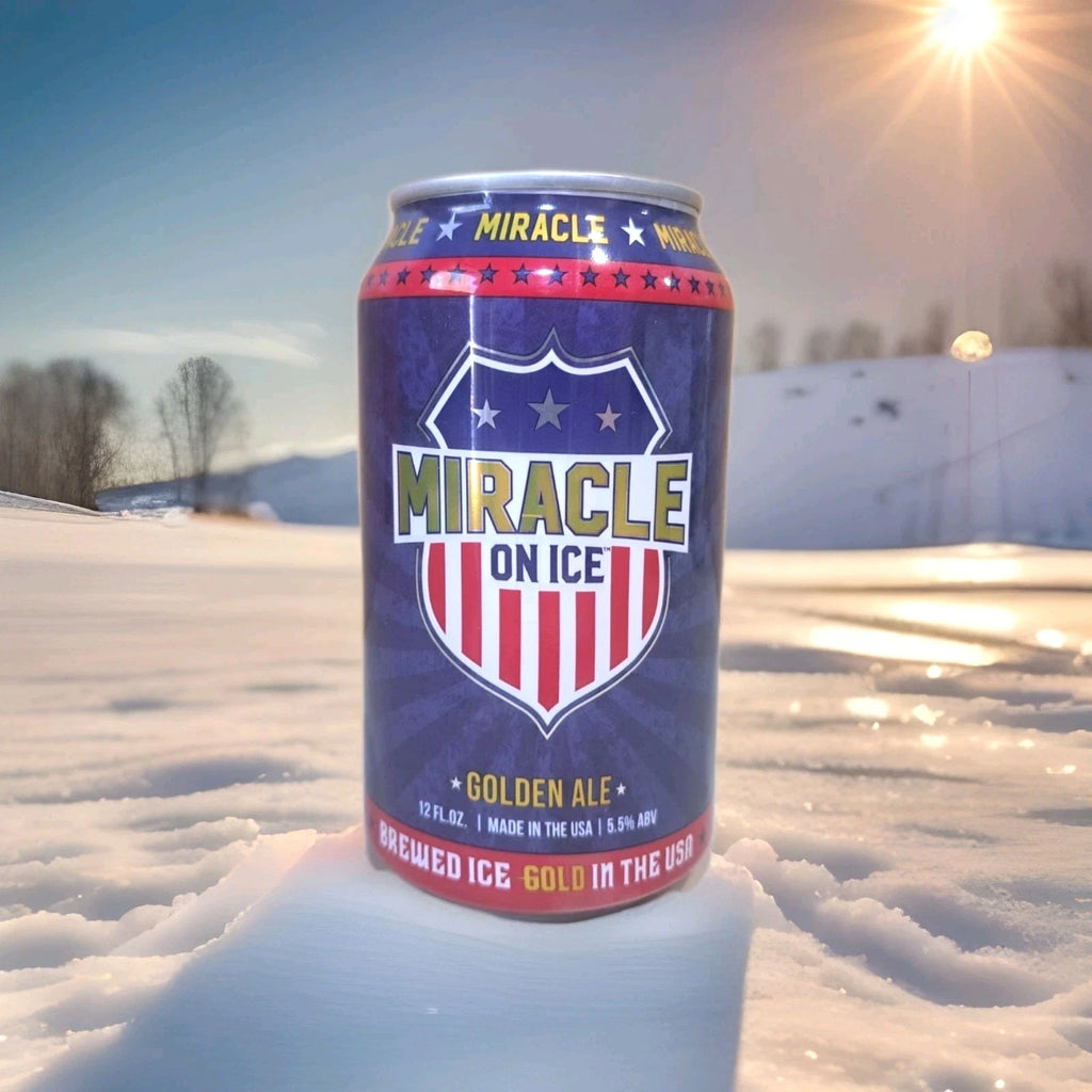 Miracle on Ice Golden Ale Collectible Can — Empty — photo 3