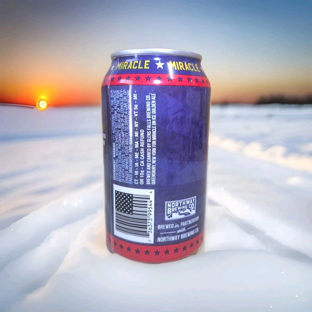 Miracle on Ice Golden Ale Collectible Can — Empty — photo 4