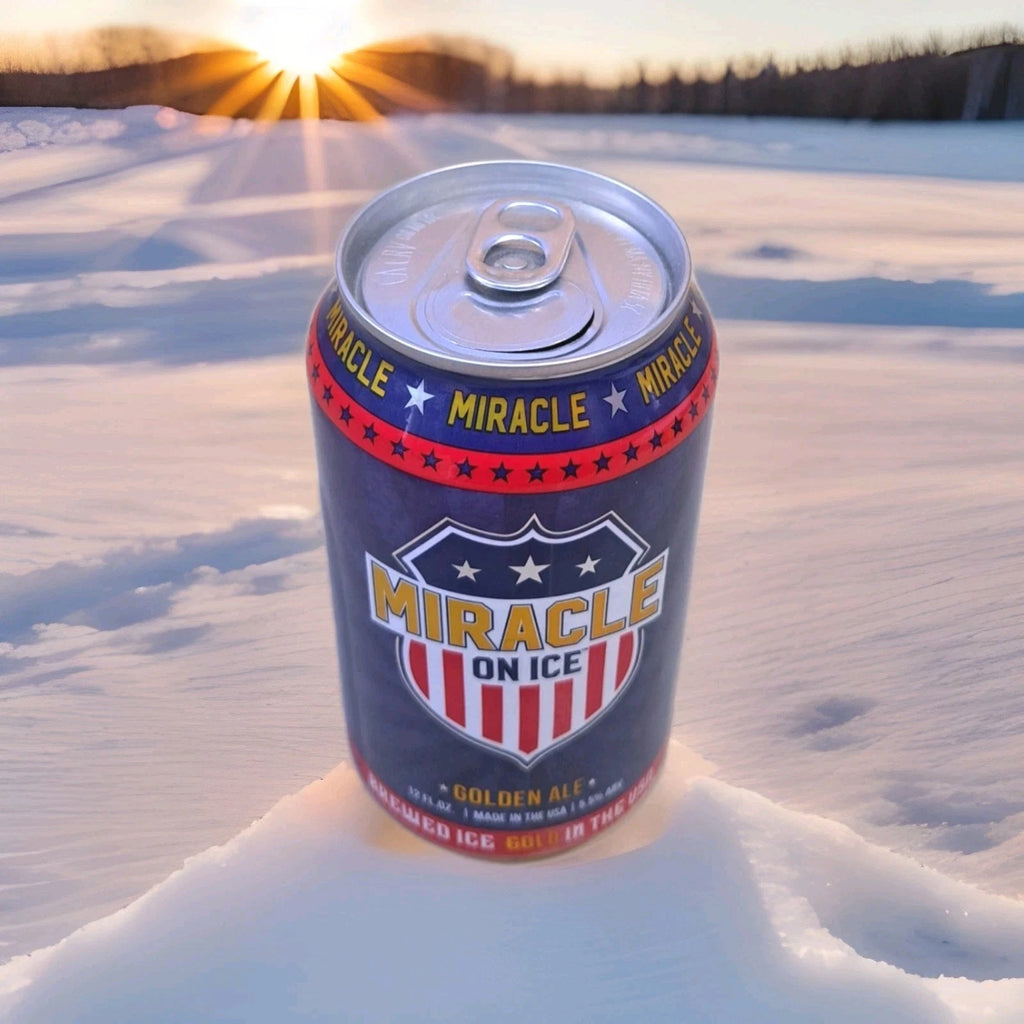 Miracle on Ice Golden Ale Collectible Can — Empty — photo 6