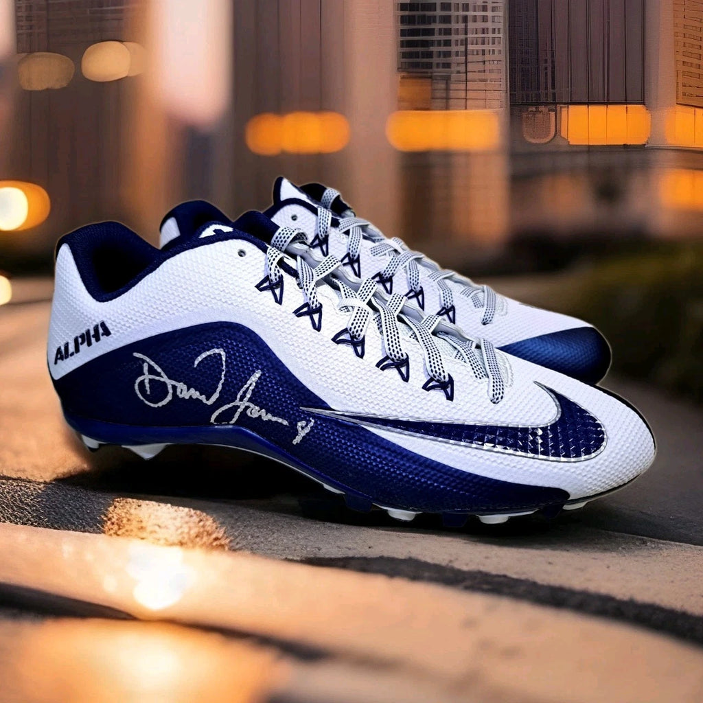 Daniel Jones Signed Nike Cleats NY Giants Indianapolis Colts JSA Authentication