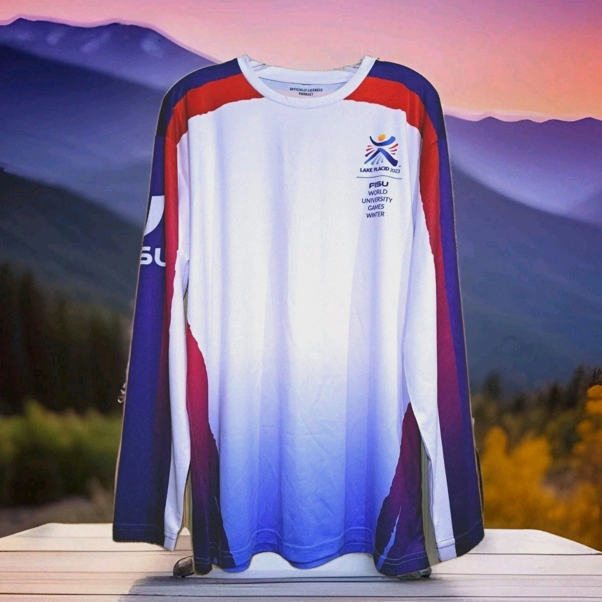 Lake Placid 2023 FISU Winter World University Games Dri-Fit Shirt — Size Large