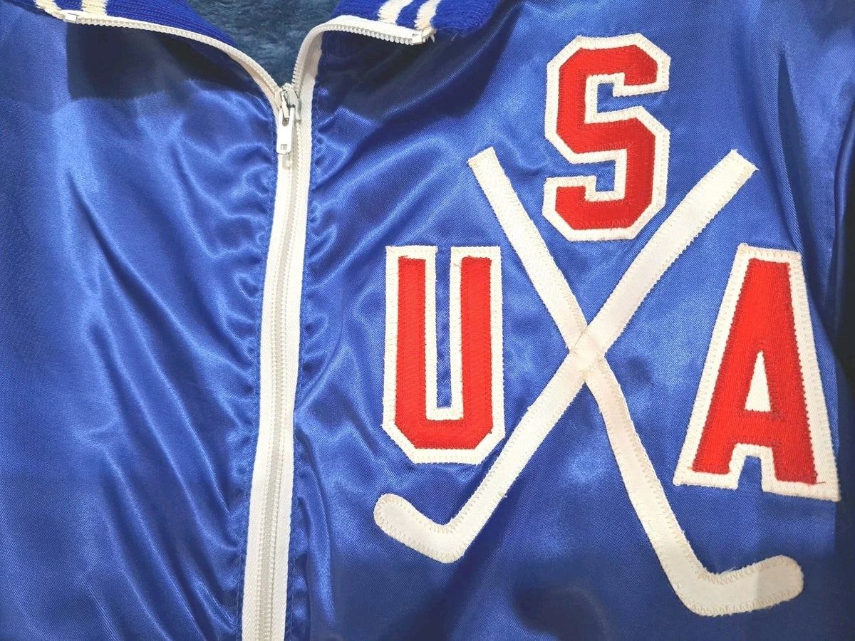 CCM 1979–80 USA Hockey Double-Stick Jacket — Seller-Attributed Team Issue — photo 2