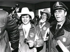 Vintage Lake Placid Police Department USA Hockey CCM Jersey — No. 14 — photo 3