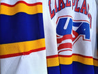 Vintage Lake Placid Police Department USA Hockey CCM Jersey — No. 14 — photo 7