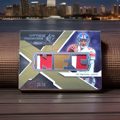 Eli Manning 2008 Upper Deck SPx Winning Materials — 16/25 — photo 1