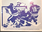 1979 USA Hockey vs. Washington Capitals Framed Cardboard Poster — photo 4