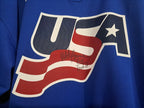Mike Eruzione Signed Nike 2002 USA Hockey Jersey — XL — photo 3