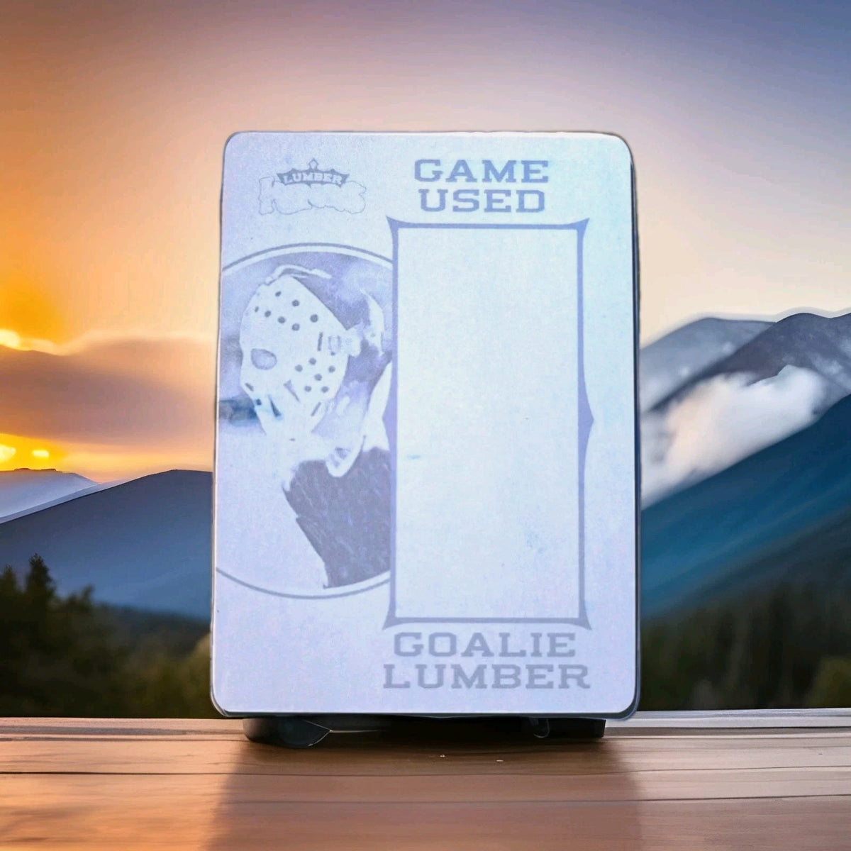 Miracle On Ice Jim Craig Game Used Goalie Lumber Printing Plate — 1/1 Rare