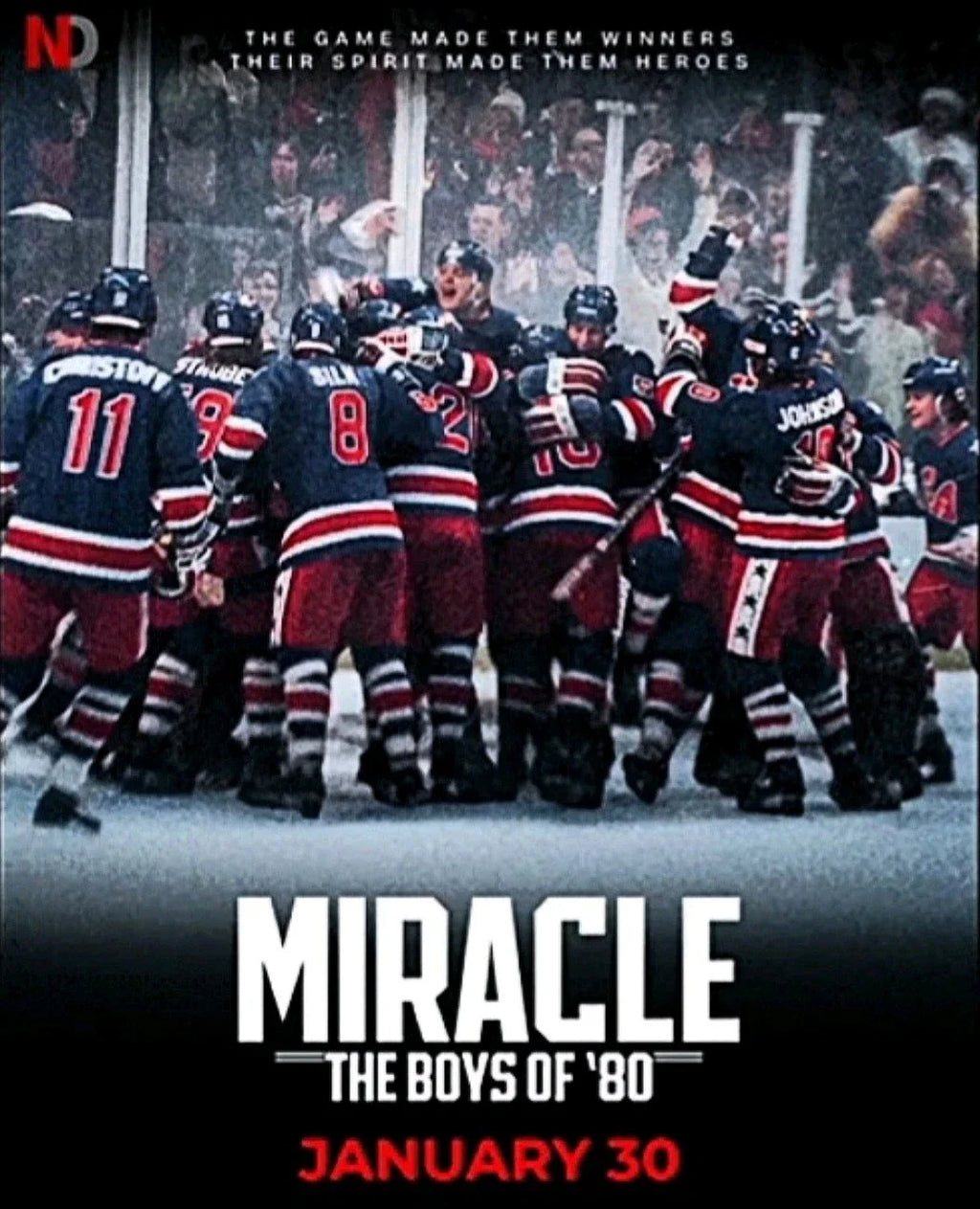 Miracle on Ice Sandy Caligiore Signed "RBTM" Poster "The Boys of '80" — source photo 4