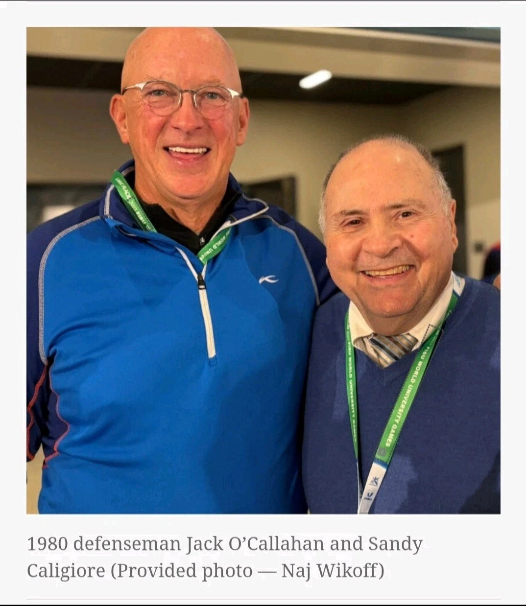 Sandy Caligiore Signed Herb Brooks Statue Puck — The Boys of ’80 — photo 4