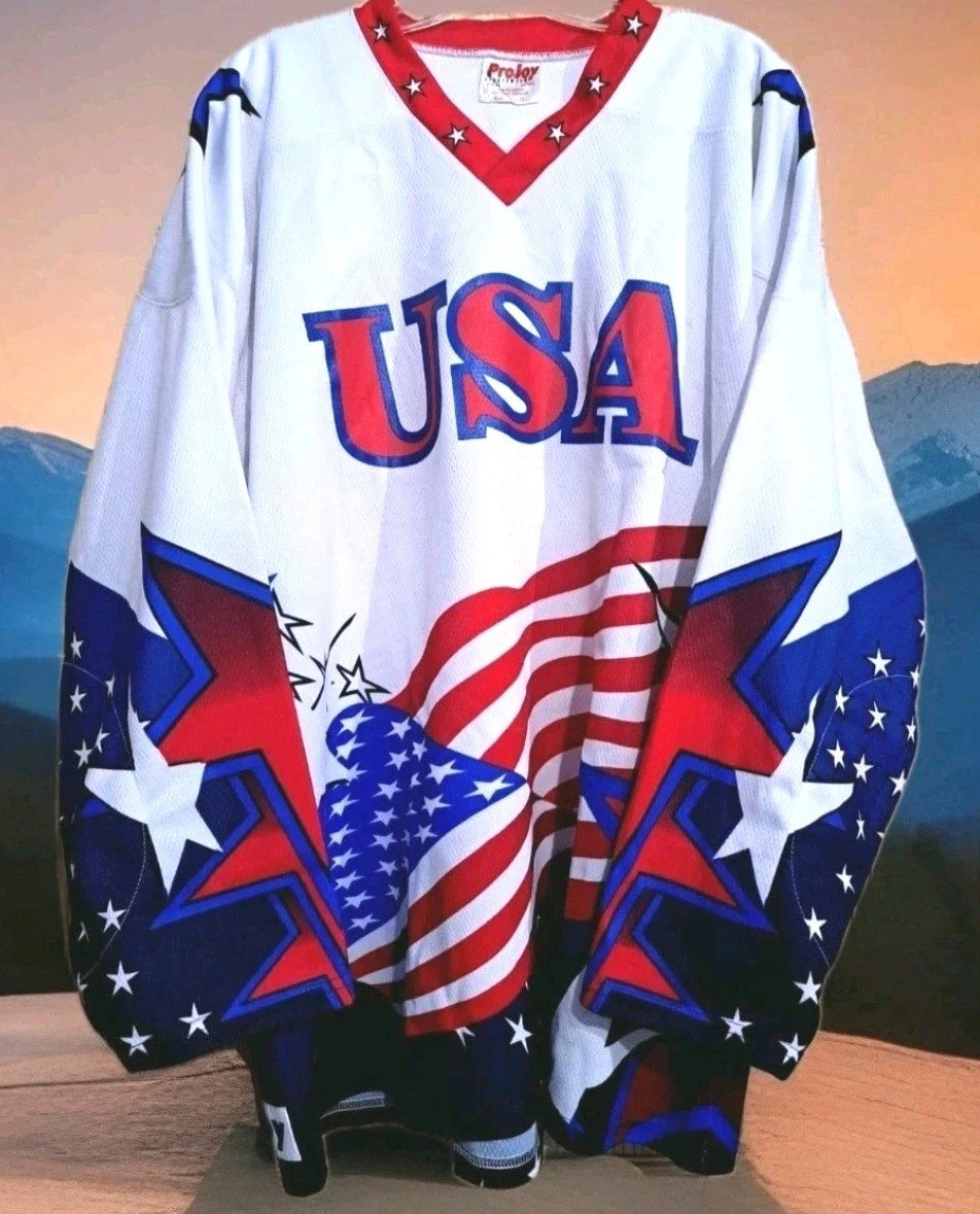Sandy Caligiore Signed USA Hockey Jersey — The Boys of ’80 — photo 12