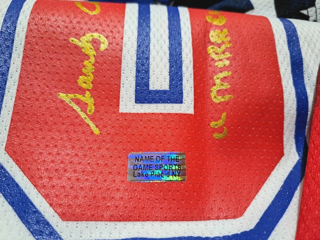 Sandy Caligiore Signed USA Hockey Jersey — The Boys of ’80 — photo 9