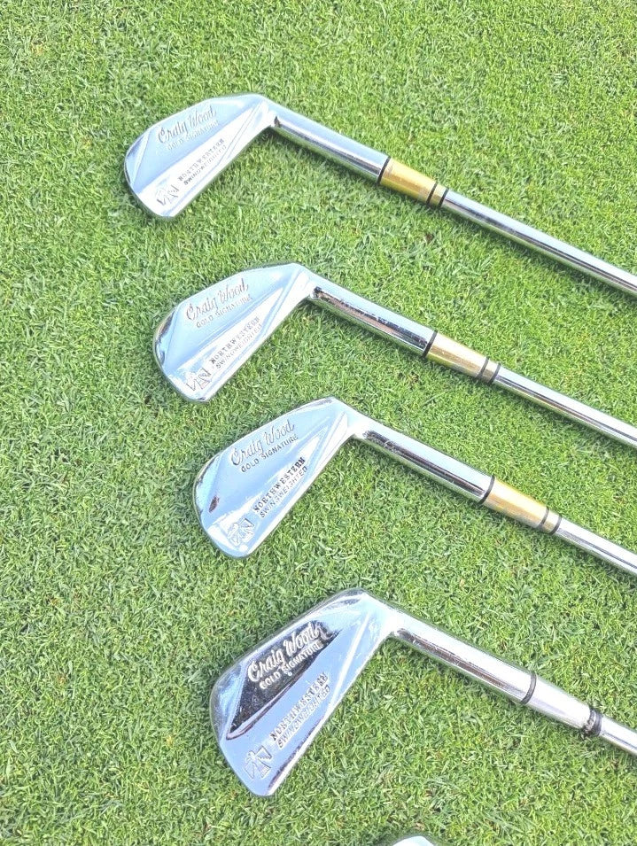 Craig Wood Gold Signature Golf Clubs Iron Set With Bag & Extras ⛳️ Lake Placid — photo 6