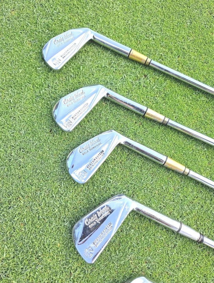 Craig Wood Gold Signature Golf Clubs Iron Set With Bag & Extras ⛳️ Lake Placid — photo 7