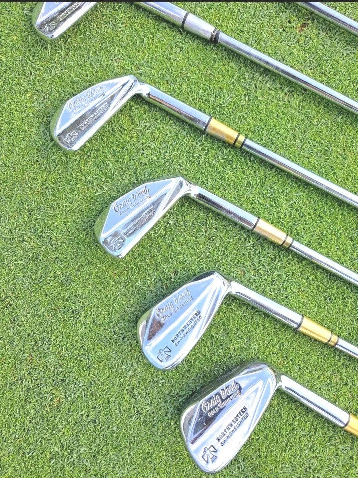 Craig Wood Gold Signature Golf Clubs Iron Set With Bag & Extras ⛳️ Lake Placid — photo 8