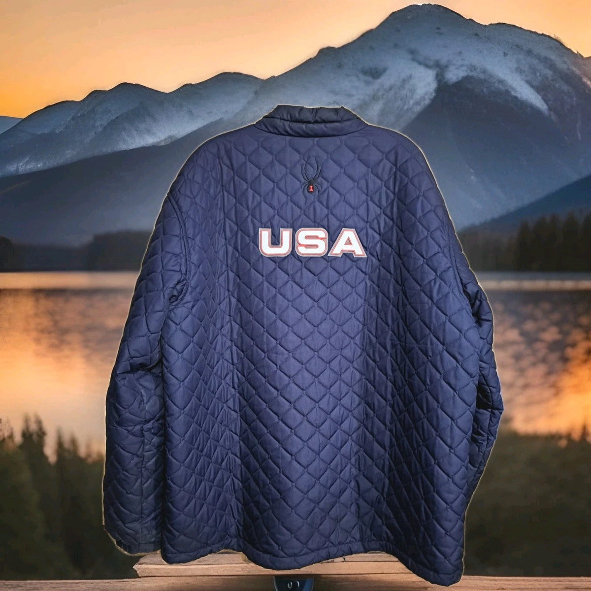 U.S. Ski Team Spyder Athlete Worn  Thermal Jacket 🇺🇲 Men's Size XXL — photo 5