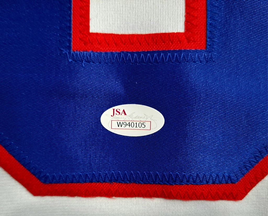 Mark Pavelich Signed 1980 USA Hockey Jersey — JSA — photo 6