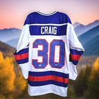 Miracle On Ice Jim Craig Signed Jersey 1980 USA Hockey Lake Placid — photo 3