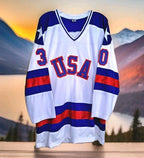 Miracle On Ice Jim Craig Signed Jersey 1980 USA Hockey Lake Placid — photo 5