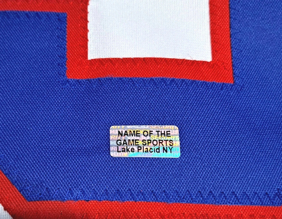 Miracle On Ice Jim Craig Signed Jersey 1980 USA Hockey Lake Placid — photo 7