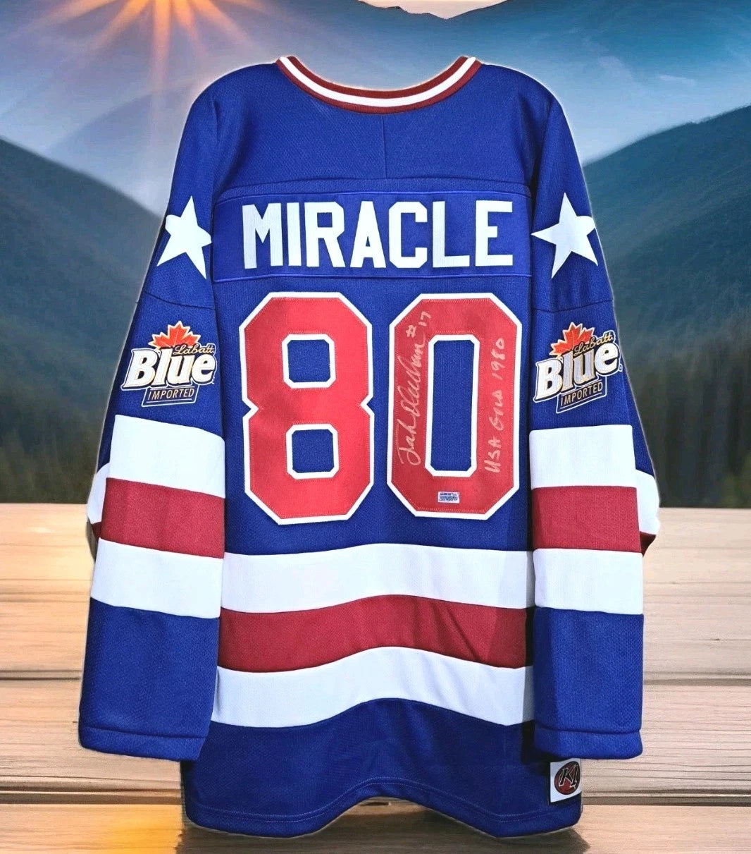 Jack O’Callahan Signed Vintage K1 Labatt Jersey — XL — photo 3